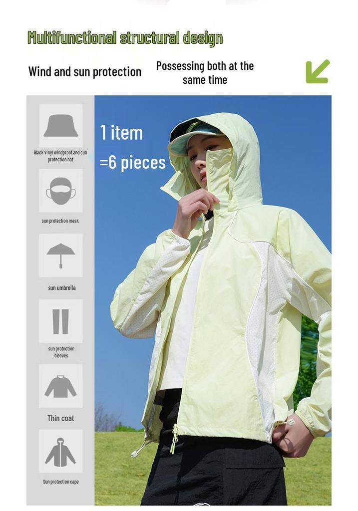 Women's Lightweight Windproof Sun Protection Jacket - Quick-Drying, Breathable, Loose Fit for Spring Running