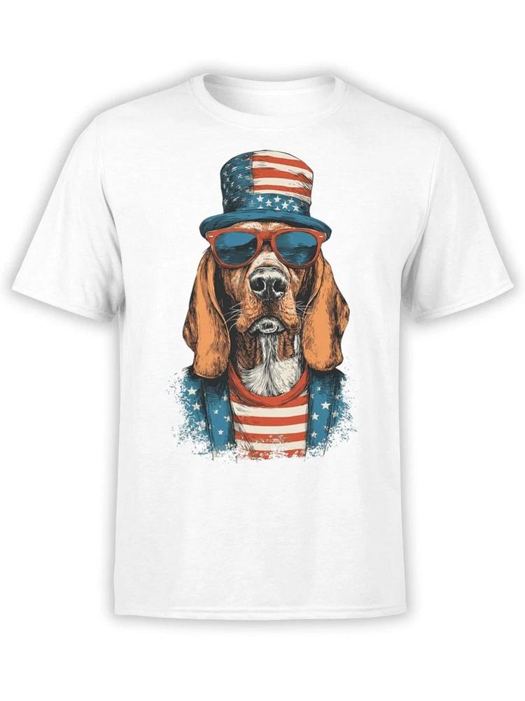 Uncle Bark Tshirt Funny Patriotic Dog Tee For Usa Unisex S