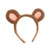 Fasce per Capelli in Peluche a Forma di Animali dello Zoo, Cerchietto con Orecchie, Fascia per Capelli Safari nella Giungla, Cerchietto per Capelli Cosplay per Halloween, Compleanno
