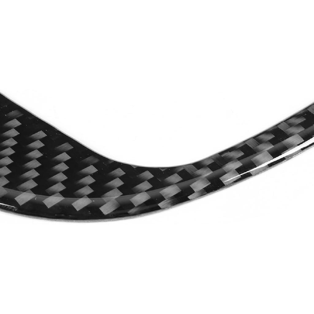 Gear Panel Trim Carbon Fiber Cover for 2007–2011, Center Console Shifter Frame Decorative Overlay, Interior Gear Selector Surround Protector,