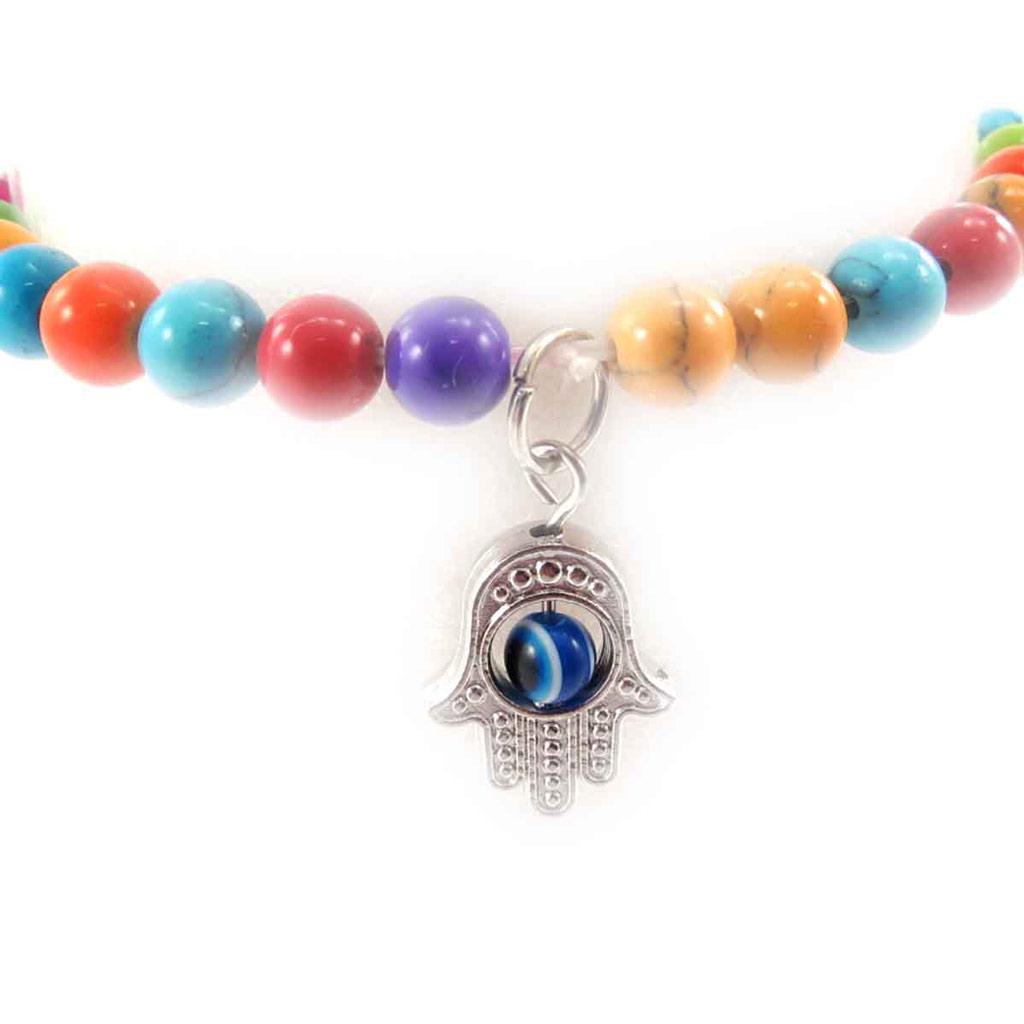 Les Trésors De Lily [J8533] – Mehrfarbiges „Fatma“-Designerarmband