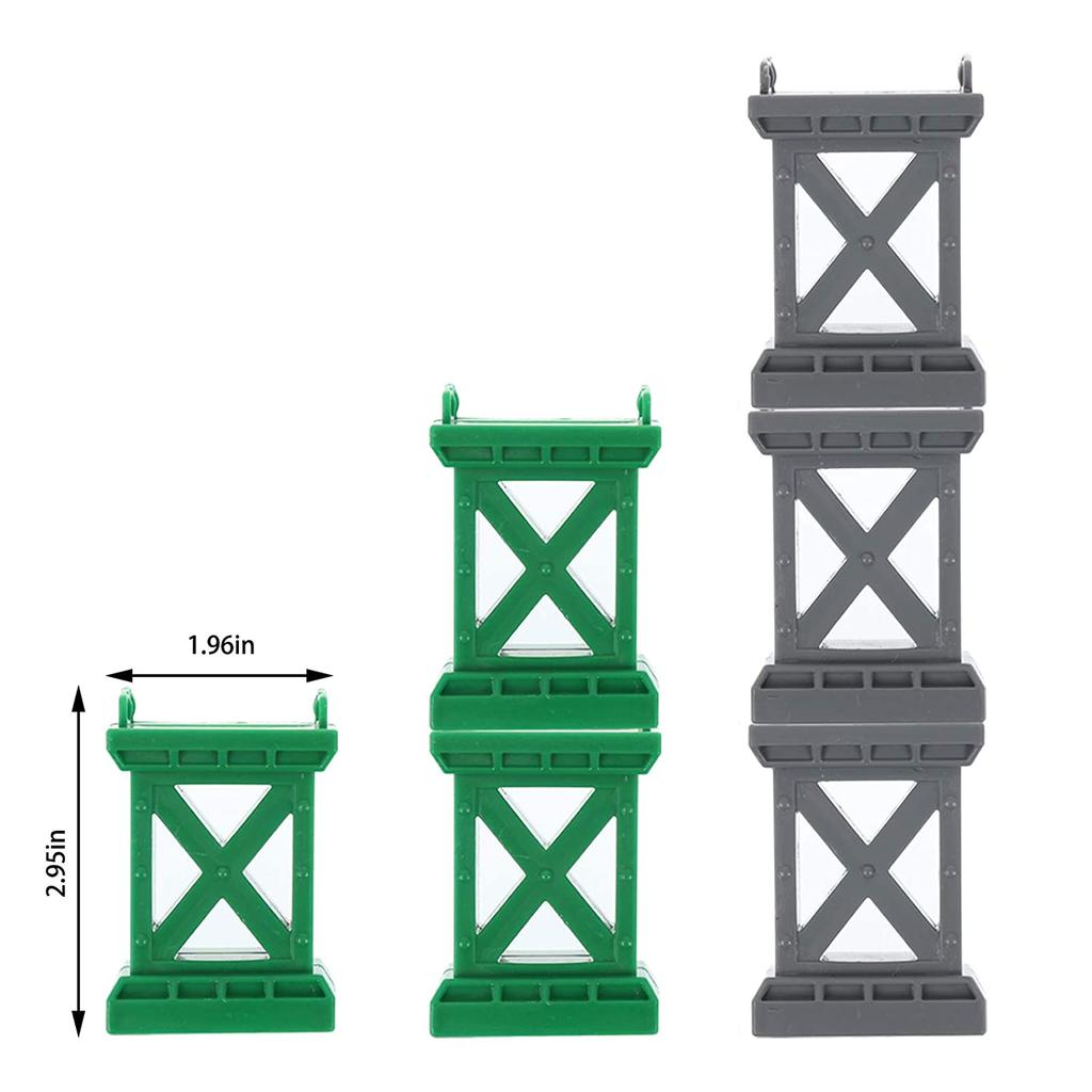 Train Bridge Pier Track Railway Accessories Compatible All Major Brands