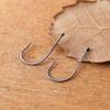 Barbed Black Fish Hook - Non-Hooked Fine Strip Fishing Gear