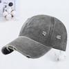 Broken Hole Peaked Cap Adjustable Sunscreen Hats Fashion Baseball Hats  Man Women Outdoor Sports