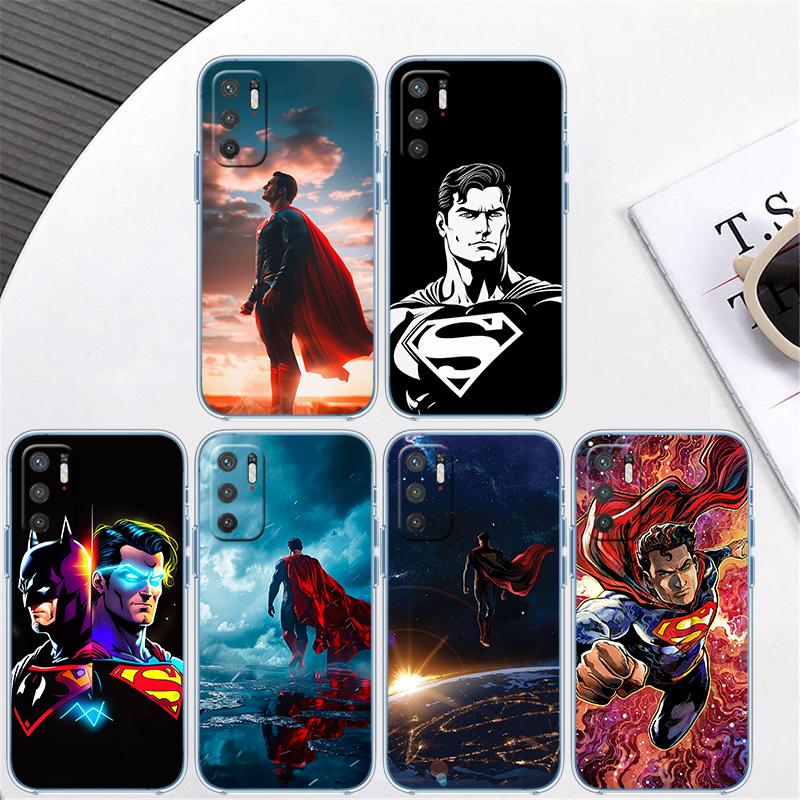 Superman Transparent Phone Case for Motorola Moto Edge 20 30 40 50 S30 Fusion Ultra Pro Neo Lite + G200 G23