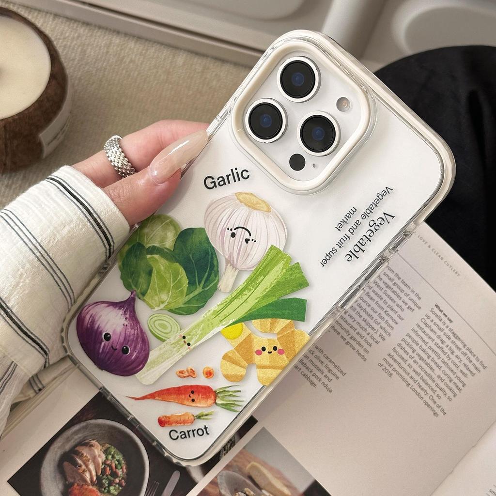 Creative vegetable phone case suitable for Apple phones