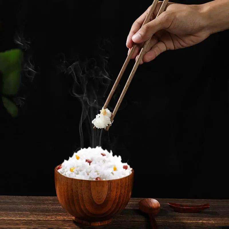 10 Pairs Natural Chopsticks Japanese Chop Sticks Tableware Sushi Noodles Non-Slip Chopsticks Set Reusable Food Stick For kitchen