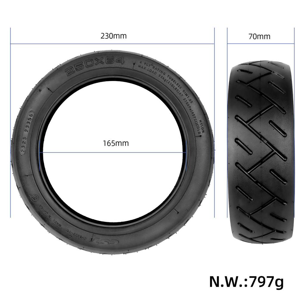 CST 250*64 Self-repairing Tubeless Self-reparing Tire with Goo