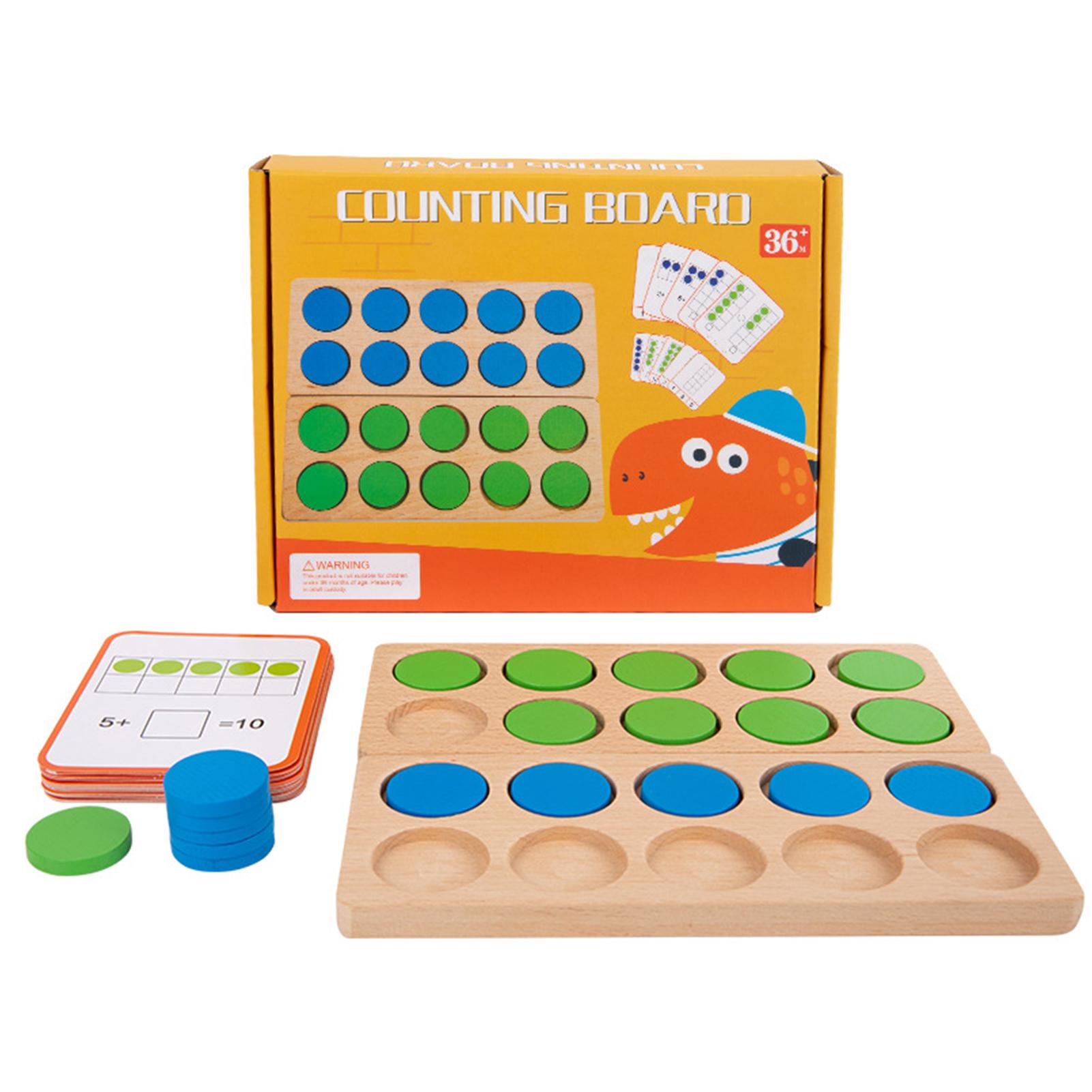 

Wooden Ten Frame Activities Children s Early Education Montessori Toys China Mainland