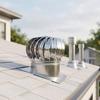160mm Roof Vent   Attic Fan Thickened Quiet Powerful Airflow Stainless Steel Turbines Roof Ventilator for Factory Farm