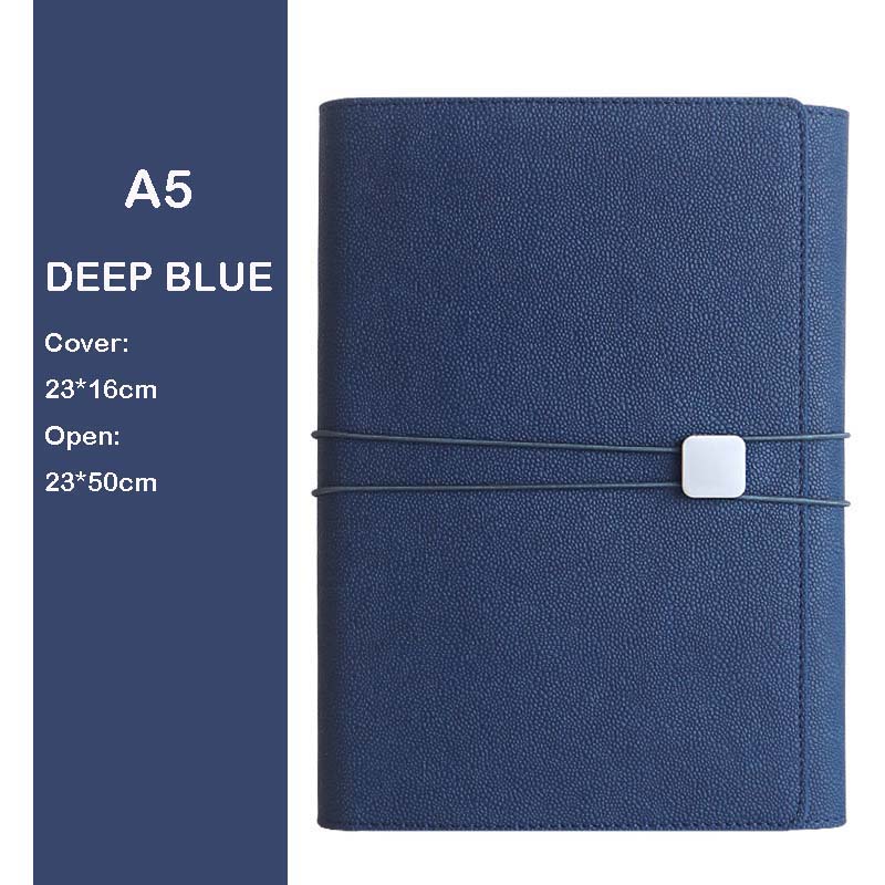 A5 Loose-leaf Creative Notebook Multi-function Coil Notepad Business Gift Box Set Hand Account Leather Case Notebook Case