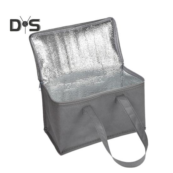 Portable Lunch Bag Wide Opening Lunch Tote Aluminum Foil Insulated Bag Outdoor Picnic Camping Hiking Food Drink Carrier