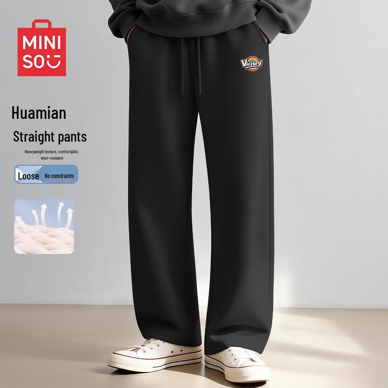 

MINISO Men s Spring Autumn Straight Leg Casual Pants 3XL