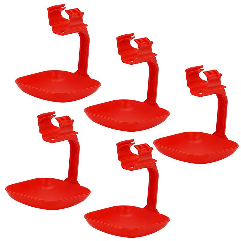 10pcs Chicken Drinking Bowl Hanging Cup Plastic  Automatic Poultry Water Bowl Chicken Duck Quail Poultry Feeding Equipment