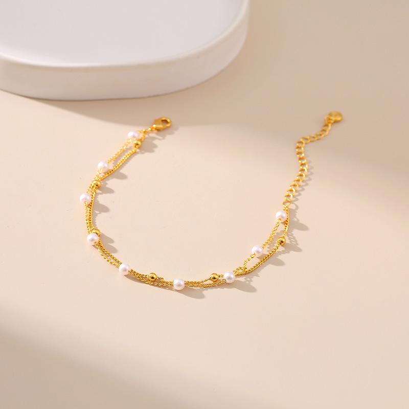 Chain Multi-layer Women's Jewelry Pearl Bracelet Handmade Fashion Jewelry