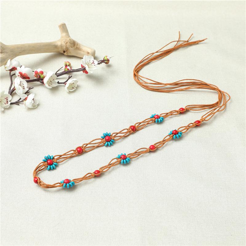 

Ethnic Style Woven Belt, Girls Belt, Fashionable and Creative Handmade DIY Hanfu Skirt Belt