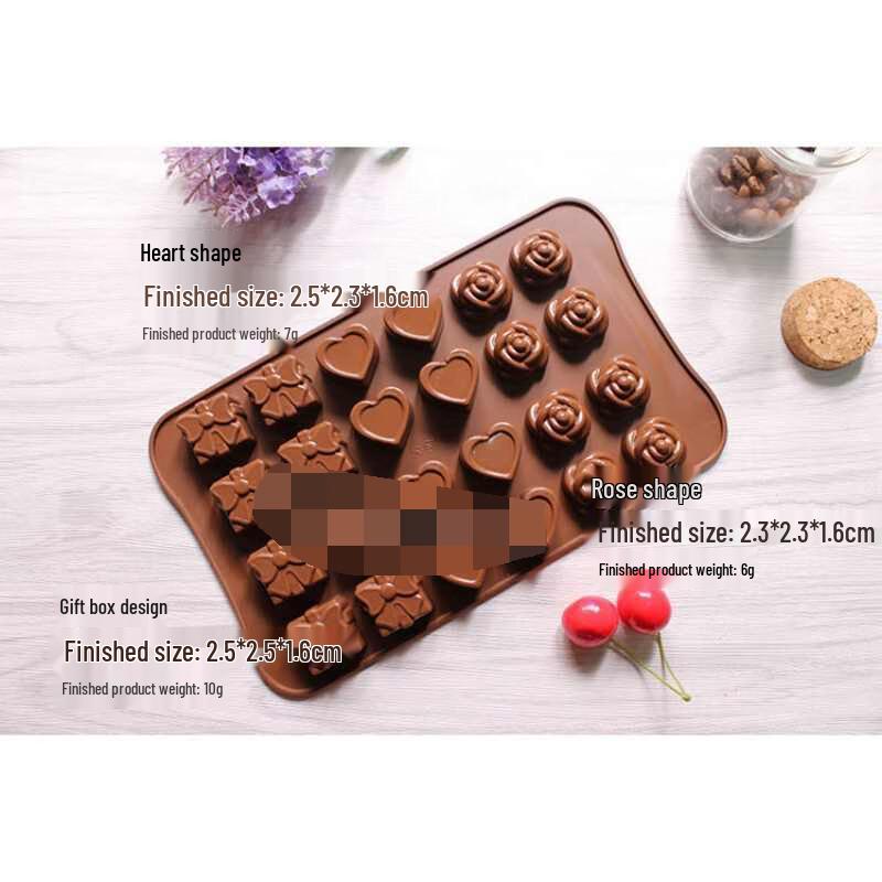 Silikonowa forma do pieczenia Serce i Róża