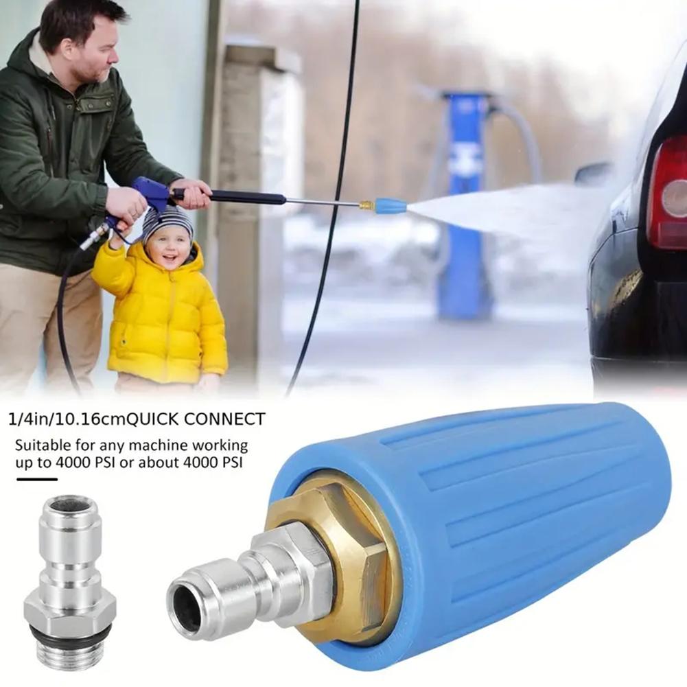 Pressure Washer Nozzle Quick Connect Metal Nozzle Spray Tips For Motorcycle Washing