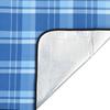 Foldable Blue Plaid Picnic Blanket 200x150 Cm