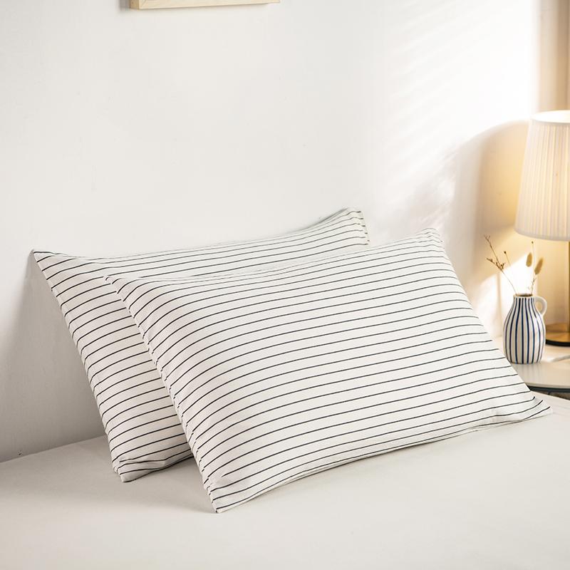 Pillow Case Simple Modern Household Students Dormitory Nordic Dust-proof Home Decoration Skin-friendly Breathable Washable Ins