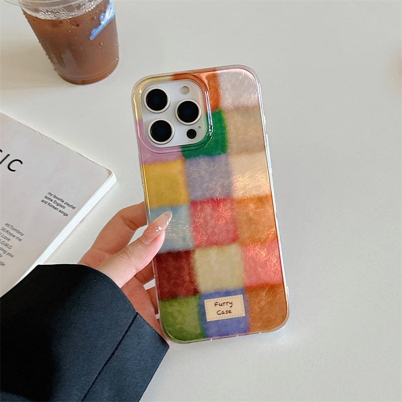 

Plaid Dual-Layer Phone Case for iPhone 14/15/16 Pro Max iPhone 16