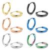 1-6 Paia 6mm-22mm 18G Acciaio Chirurgico 316L Piccoli Cartilagine Helix Lobuli Sleeper Huggie Cerchi Set per Uomo Donna