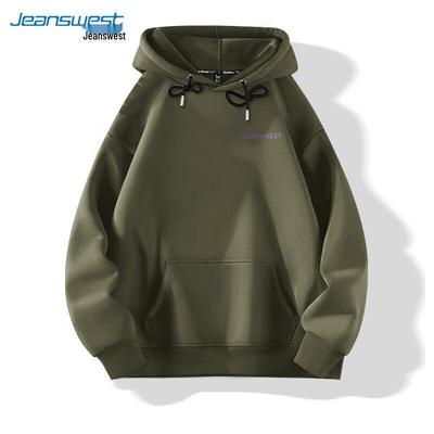 Jeanswest Men's Relaxed Fit Heavyweight Hooded Sweatshirt