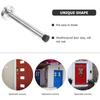 15Cm Floor Mounted Door Stopper Solid Stainless Steel Rubber Door Stopper Wall Protector for Bedroom Bathroom Office Security