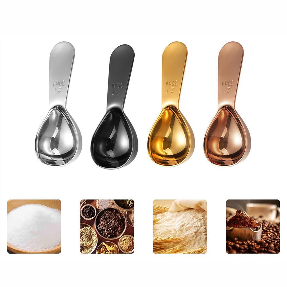 Endurance Stainless Steel Coffee Scoops & Measuring Spoons Coffeeware, Exact Ergonomic Tablespoon - 30ml/Tbsp