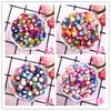 50pcs Five-pointed Star Acrylic Beads Loose Spacer Beads for Jewelry Making DIY Bracelet Accessories