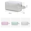 Portable Large Capacity Cosmetic Bag Simple Lightweight Makeup Bag Zipper Closure Storage Pouch Travel