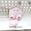 Cartoon Kitten Squeaky Doll Pendant - Cute Calico Cat Plush Brooch & Bag Charm DIY Accessory