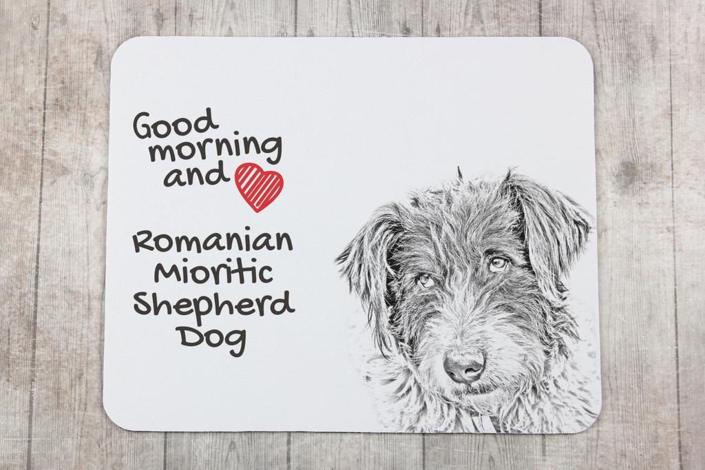 Romanian Mioritic Shepherd Dog,Ciobănesc – Mouse pad with print, personalized dog-themed mouse pad | Art-Dog