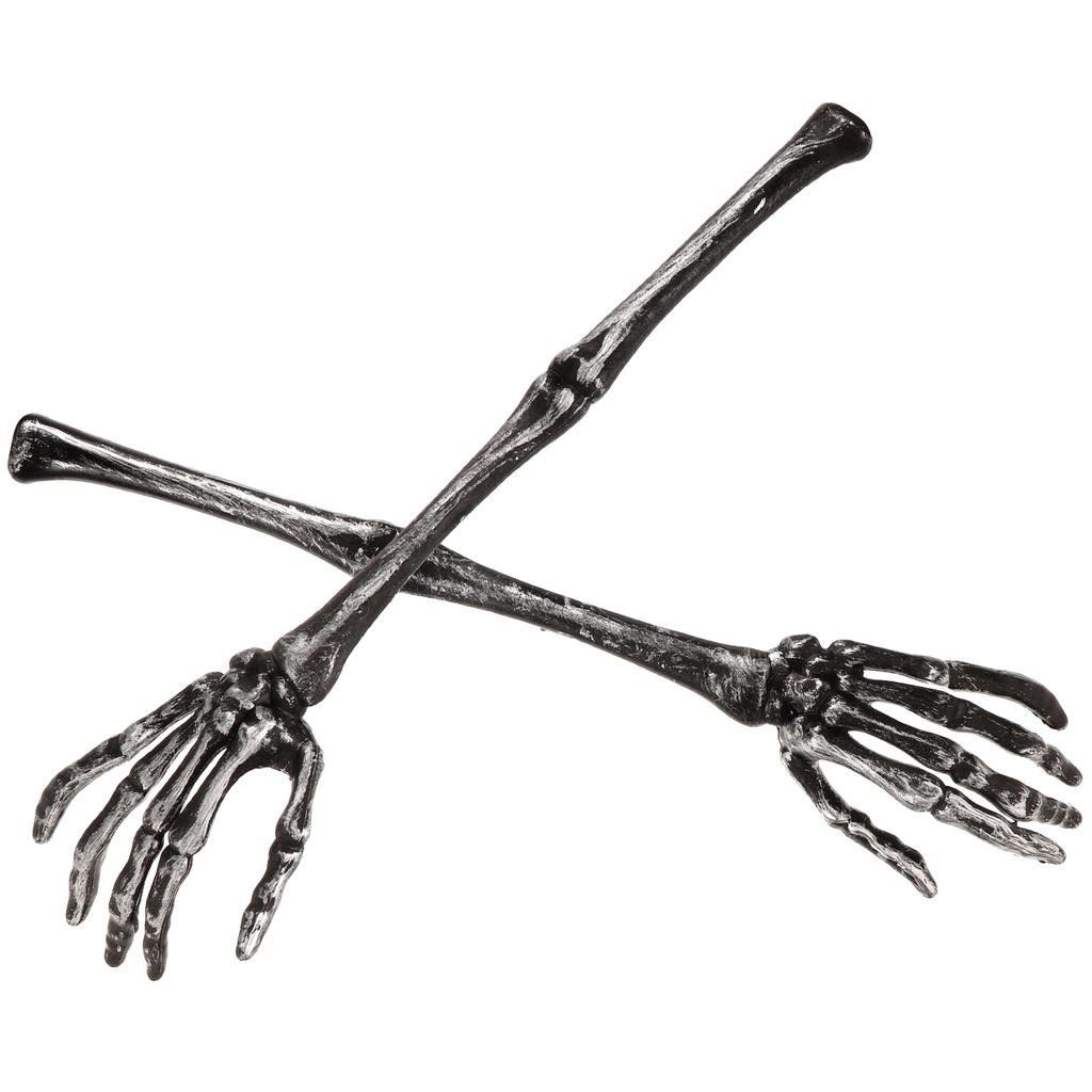 2 Stück Salatbesteck Gabel Totenklaue Löffel Schöpflöffel Servierer Kunststoff Halloween Dinnergabeln Küchenutensilien