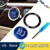 Blue Engine Start Stop Push Button Cover&Ring Trim For BMW E90 E92 E93 2009-2012