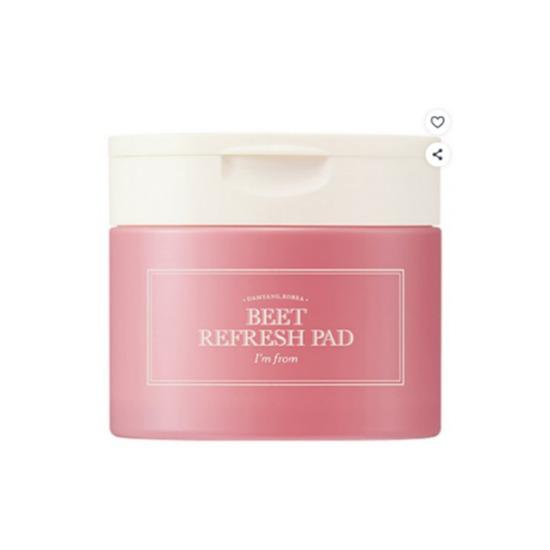 I m From Beet Refresh Pad Hydrating & Skin Smoothing Toner Pads 60 Sheets