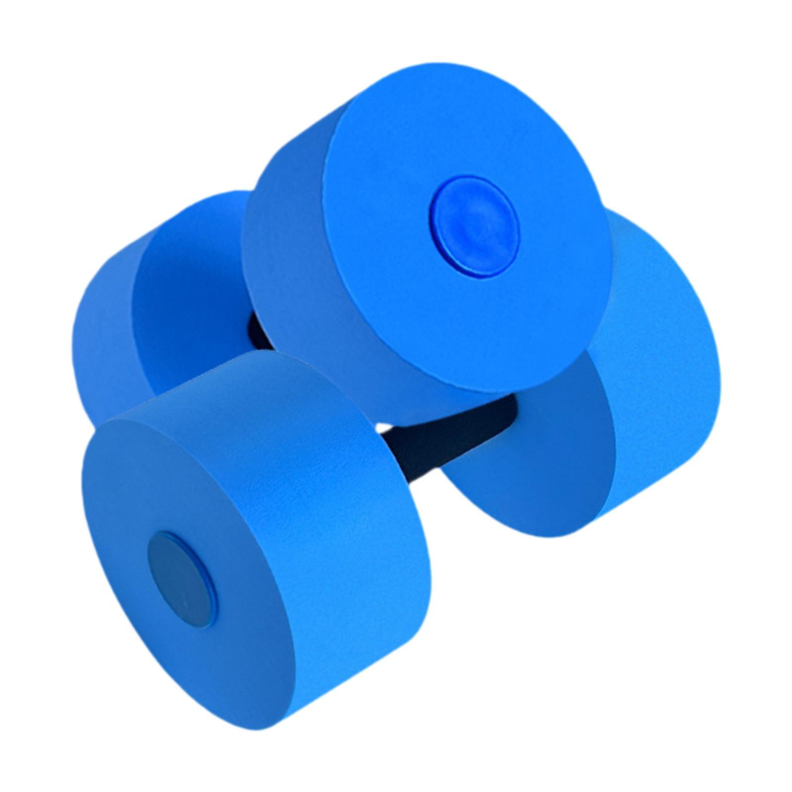 Aquatic Exercise Dumbbells Portable Professional Strengthening Upper Body Swimming Pool Fitness Water Sports Aerobic Equipment синий
