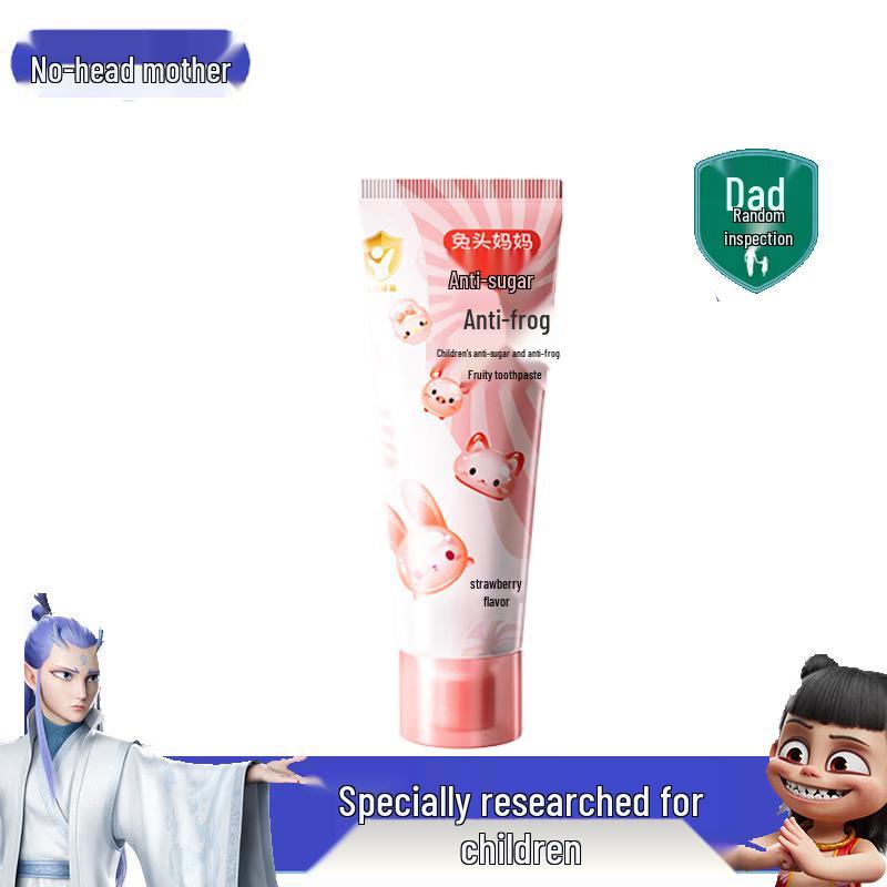 Rabbit Head Mama Kids Anti-Cavity Fruit Toothpaste