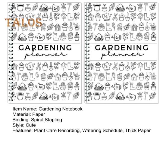 1Pc/2Pcs Gardening Planner Notebook Indoor Plant Care Journal Log Book Plant Watering Schedule To Keep Track of Your House Plant Details