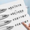 MG AGPK3558 Transparent Quick-Dry Click Pen, 0.5mm ST Nib - Perfect for Exams and Signatures