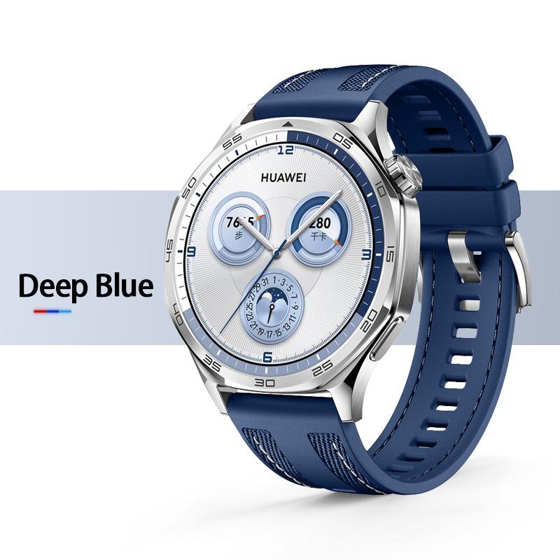 Official 22mm Nylon Strap For HUAWEI WATCH GT 6 5 4 46mm/Watch 4 5 6 Pro/GT 6 5 3 2 Pro 46 mm Composite Silicone Band Bracelet