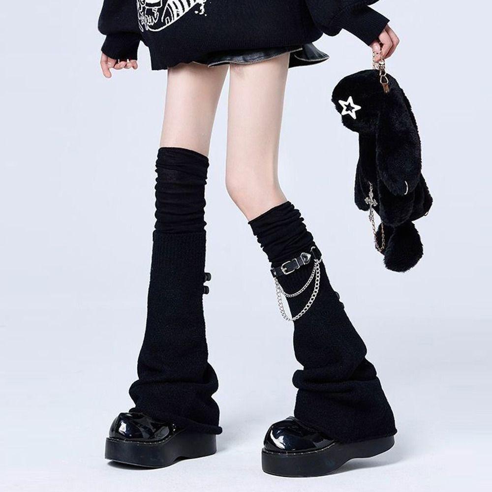 New Long Length Lace Leg Warmer Lace Trim Flare Design Thigh High Socks Keep Warm Over Knee Socks Spicy Girl Fashion