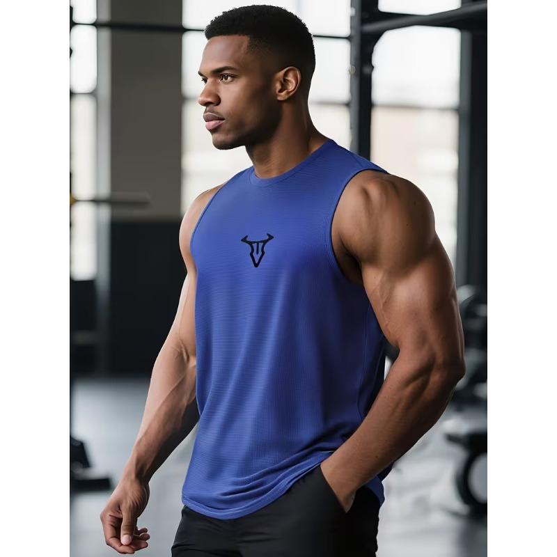 Débardeur Musculation Fitness Entraînement Été Frais Séchage Rapide Respirant Sans Manches T-shirts Homme Fitness Course Sport Débardeurs