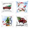 Popular Christmas Pillowcases for Holidays Santa Claus Linen Home Decoration Pillowcases