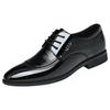Fashion Dress Shoes Man Lace Up Social Shoe for Men Oxfords New Leather Casual 2024 Style Gentleman Trend Luxury Designer Low Price Suit