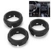 3pcs Air Conditioning Switch Knob Covers Rings Replacement for Land Rover Discovery 4/Sport