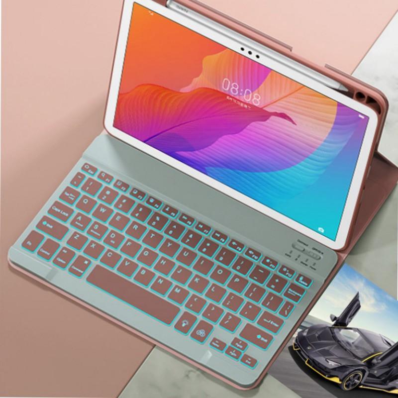 IPad Air 5 10.2 Pro 11 Mini 7 Bluetooth Keyboard Case With Pen Slot Backlight