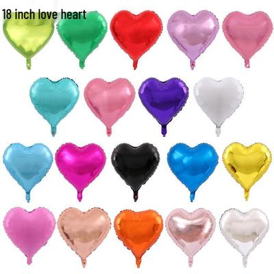 18" Heart-Shaped Foil Balloon for Weddings & Valentine's Day Celebrations