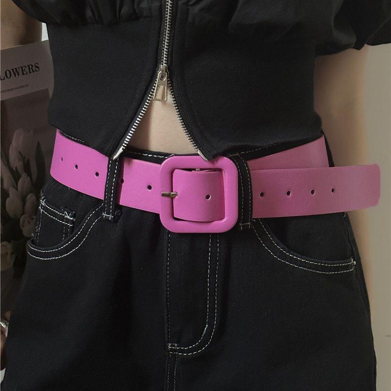 White Dress Elegant With Unique Belt Decoration In Simple Modern Style Women For