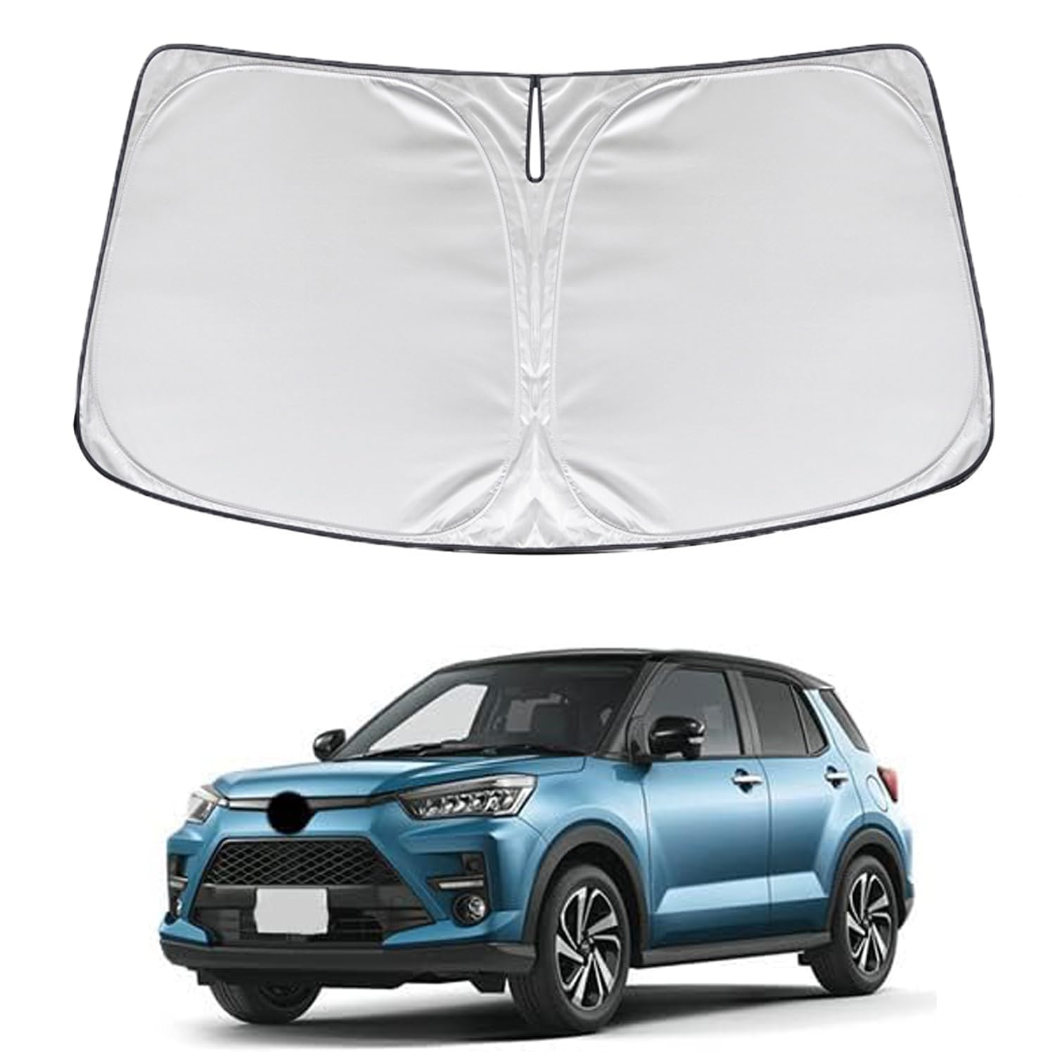 

Совместим с Toyota RAIZE Передний солнцезащитный экран RAIZE Специальный солнцезащитный экран A200A A210A Специальный солнцезащитный экран Лобовое стекло Зонт от солнца Автомобильный солнцезащитный экран Высокая плотность